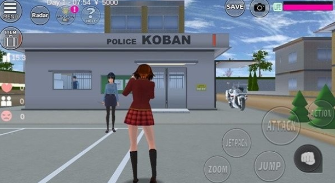 樱花校园模拟器英文版2024(SAKURA SchoolSimulator)