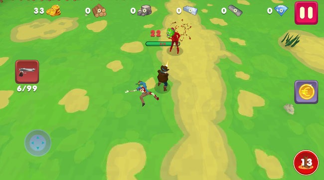 二人大战在线美高梅下注最新版下载安装-两个家伙和在线美高梅下注1官方版(two guys and zombies 3d)下载 v0.804 安卓版游戏画面2