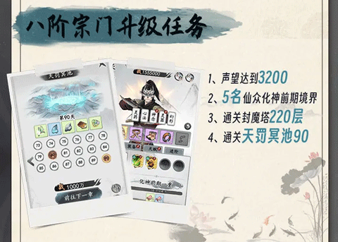 威尼斯人Wns888app8阶宗门升级任务